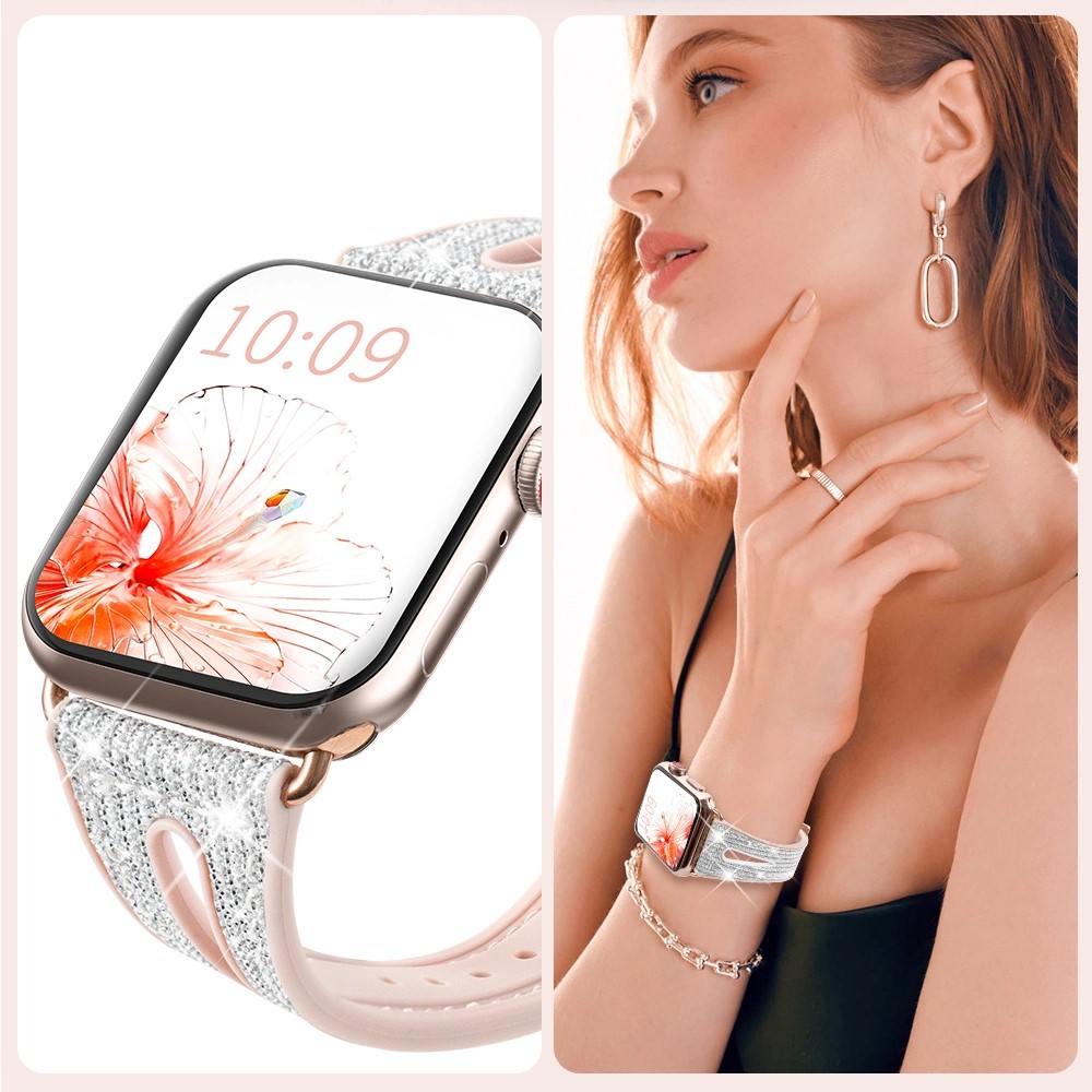 Curea din Silicon Ceas Apple New Chameleon Band 9 / 8 / 7 / 6 / 5 / 4 / 3 / 2 / SE (45 / 44 / 42mm)) Argintiu. - 1 | YEO